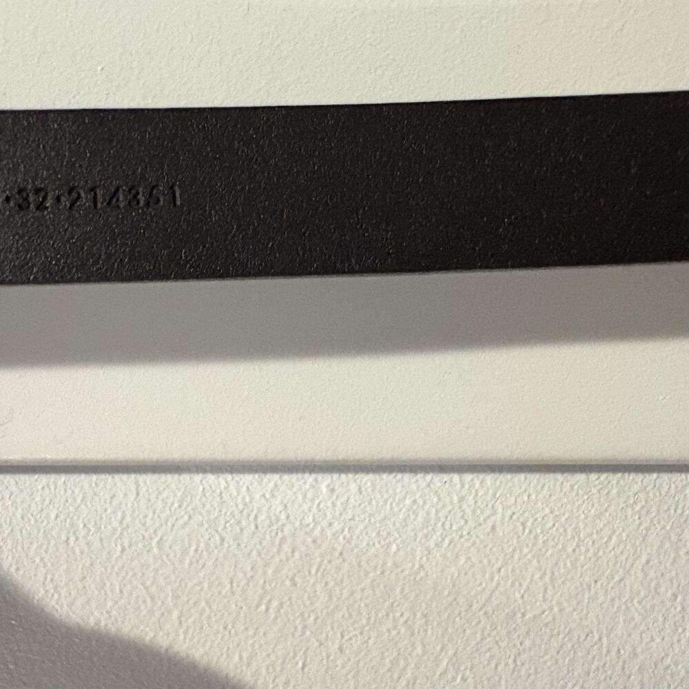 Gucci Black Leather Belt Women Size 80 US 32 Gold Horsebit Buckle Italy Classic - Picture 6 of 15